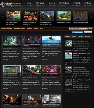 Johny Darkgamerblogger template