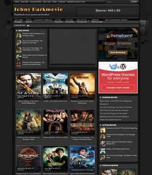 Johny Darkmovieblogger template