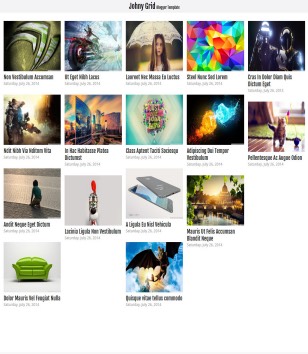 Johny Grid Responsiveblogger template