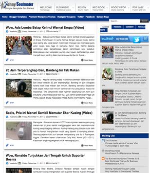 Johny Soulmaterblogger template