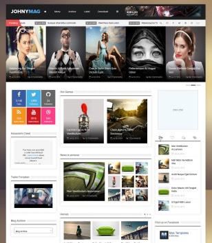 Johnymag Responsiveblogger template