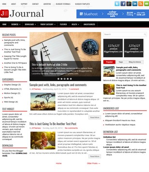 Journal Responsiveblogger template