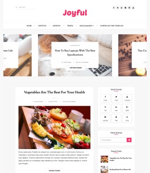 JoyFul Fashionblogger template