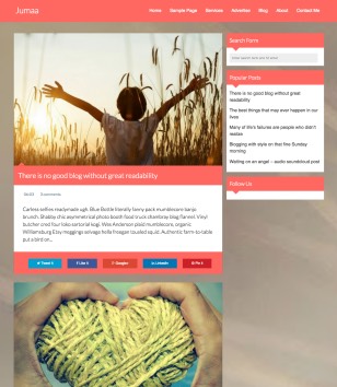 Jumaa Responsiveblogger template
