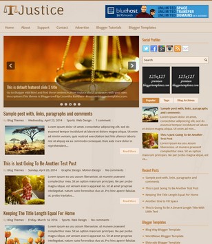 Justice Brownblogger template