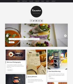 Kamera Photographyblogger template