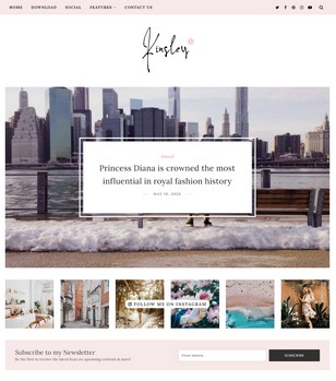 Kinsleyblogger template