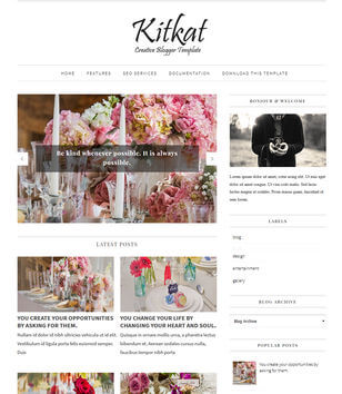 KitKat Minimalistblogger template