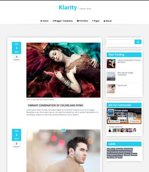 Klarity Responsiveblogger template