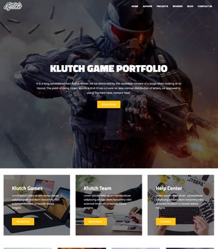 Klutchblogger template