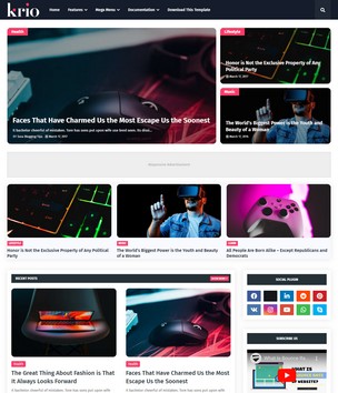 Krioblogger template