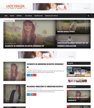 Lady Finger Listblogger template