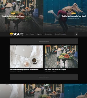 Landscapeblogger template