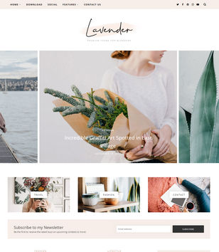Lavenderblogger template