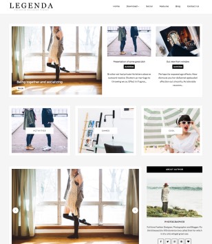 Legenda Fashionblogger template
