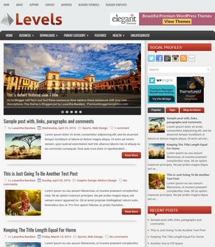 Levels Responsiveblogger template