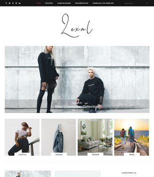 Lexelblogger template
