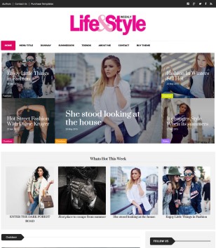Life and Styleblogger template