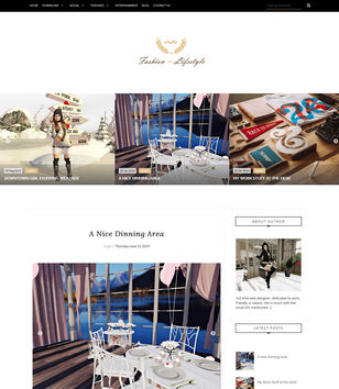 Lifestyle Fashionblogger template