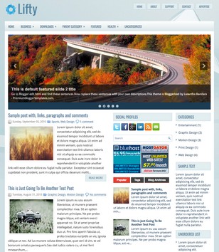 Lifty Blueblogger template