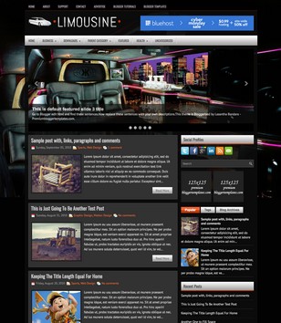 Limousine Darkblogger template