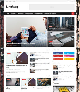 LineMagblogger template