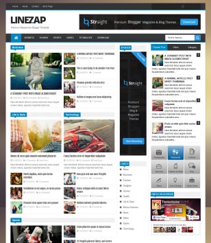 Linezap Responsiveblogger template