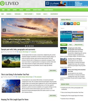 Liveo Bloggerblogger template