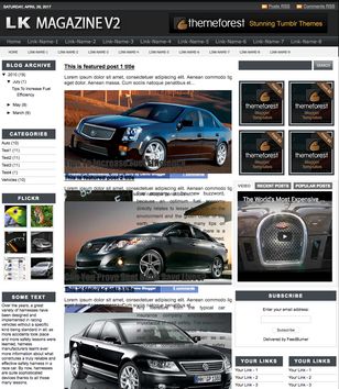 LK Magazine v2blogger template