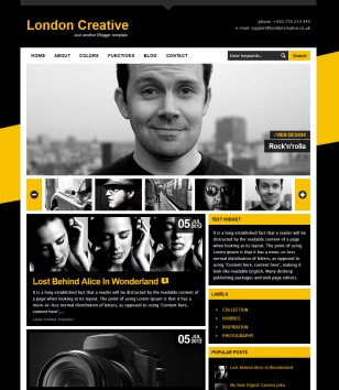 London Creativeblogger template