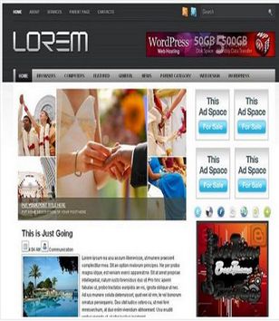 Loremblogger template