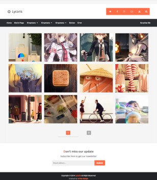 Lycoris v2.1 Responsiveblogger template