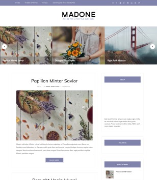 Madoneblogger template