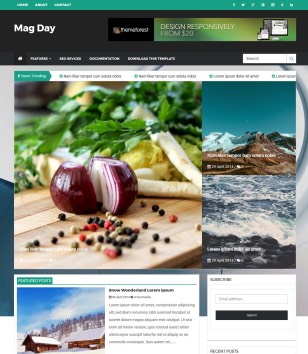 Mag day Responsiveblogger template