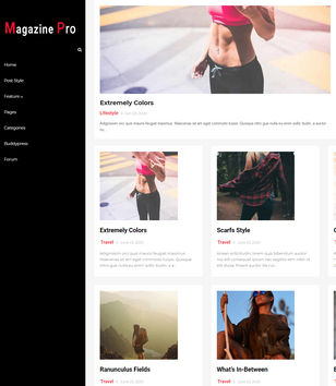 Magazine Problogger template