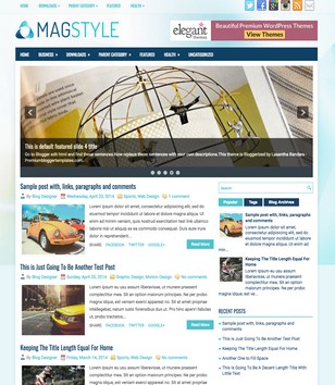 MagStyleblogger template