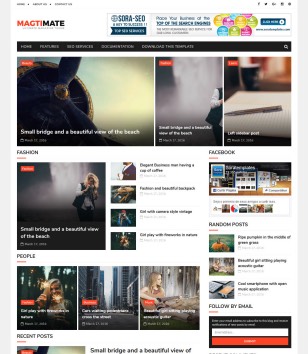 MagtiMateblogger template