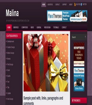 Malinablogger template