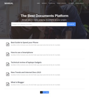 Manualblogger template