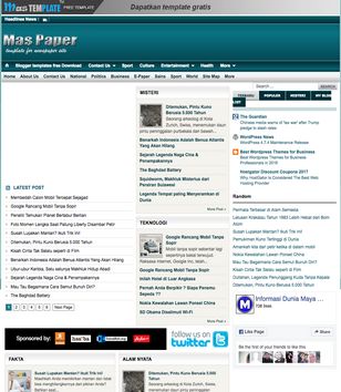 Mas Paperblogger template