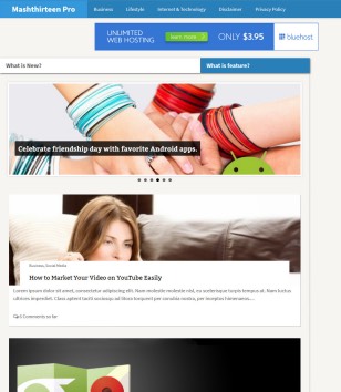 Mashthirteen Responsiveblogger template