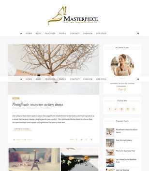Masterpiece Standardblogger template