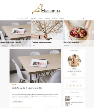 Masterpiece Carouselblogger template