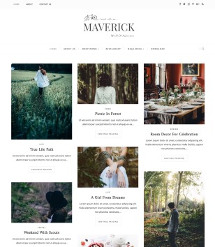 Maverickblogger template
