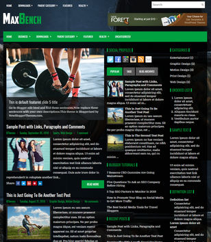 MaxBenchblogger template