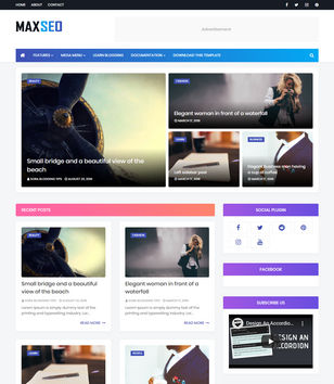 MaxSeoblogger template