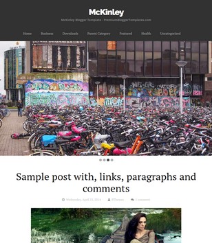 McKinley Responsiveblogger template