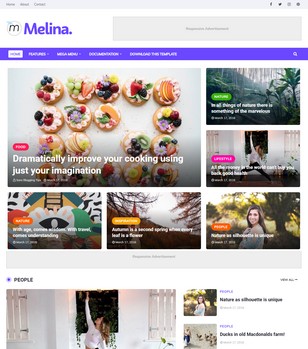 Melinablogger template