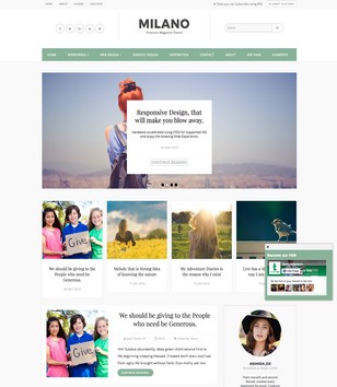 Milanoblogger template