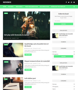 MiniBoxblogger template